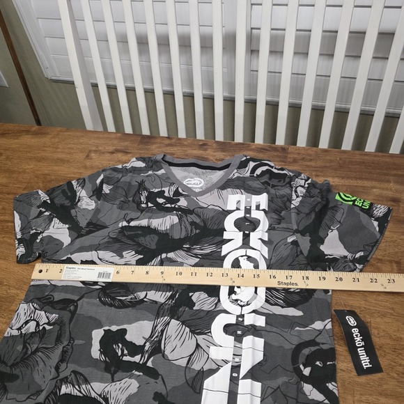 NEW Men's Ecko Unltd Tee Shirt Street Camo Size Medium #0521 - Picture 8 of 8